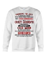 HE HAS ANGER ISSUES - BEST GIFT FOR GRANDDAUGHTER Crewneck Sweatshirt tile