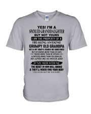 He Loves Me So Much - Best Gift For Granddaughter V-Neck T-Shirt tile