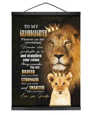 You Are Braver Than You Think - Lovely Gift For Granddaughter Hanging Canvas tile