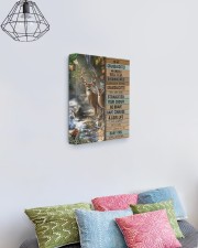 I Am Always With You - Lovely Gift For Granddaughter 11x14 Gallery Wrapped Canvas Prints aos-canvas-pgw-11x14-lifestyle-front-02