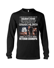 I Am A Proud Veteran Grandpa - Perfect Gift For Grandpa Long Sleeve Tee tile