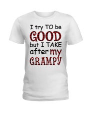 TRY TO BE GOOD Ladies T-Shirt tile