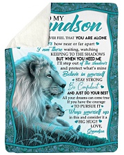 NEVER FEEL THAT YOU ARE ALONE Sherpa Fleece Blanket tile