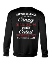 CRAZY GRANDPA WITH THE CUTEST GRANDKIDS Crewneck Sweatshirt tile