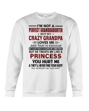 Crazy Grandpa Loves Me - Lovely Gift For Granddaughter Crewneck Sweatshirt tile