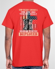 God Bless America And Those Who Defend It Classic T-Shirt garment-tshirt-unisex-back-04