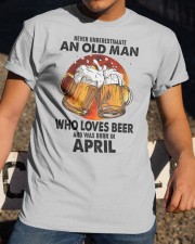 Never Underestimate An Old Man Who Loves Beer Classic T-Shirt apparel-classic-tshirt-lifestyle-28