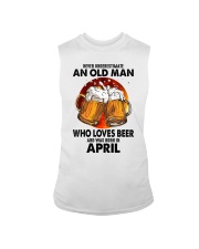 Never Underestimate An Old Man Who Loves Beer Sleeveless Tee tile