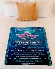 I WANT YOU TO KNOW HOW VERY MUCH I LOVE YOU Small Fleece Blanket - 30" x 40" aos-coral-fleece-blanket-30x40-lifestyle-front-04