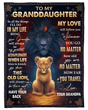 LOVE WILL FOLLOW YOU - BEST GIFT FOR GRANDDAUGHTER Small Fleece Blanket - 30" x 40" front