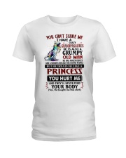 I Have A Crazy Grandpasaurus - Best Gift For Granddaughter Ladies T-Shirt tile