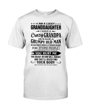 I HAVE A CRAZY GRANDPA-BEST GIFT FOR GRANDDAUGHTER Premium Fit Mens Tee tile