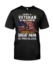 Being A Veteran - Gift For Grandpa Classic T-Shirt front