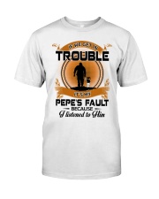 IF WE GET IN TROUBLE - LOVELY GIFT FOR GRANDDAUGHTER Premium Fit Mens Tee tile