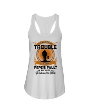 IF WE GET IN TROUBLE - LOVELY GIFT FOR GRANDDAUGHTER Ladies Flowy Tank tile