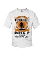 IF WE GET IN TROUBLE - LOVELY GIFT FOR GRANDDAUGHTER Youth T-Shirt front