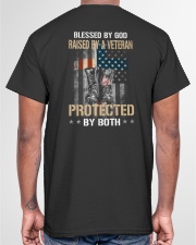 Blessaed By God - Perfect Gift For Veteran Classic T-Shirt garment-tshirt-unisex-back-04