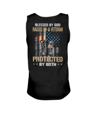Blessaed By God - Perfect Gift For Veteran Unisex Tank tile
