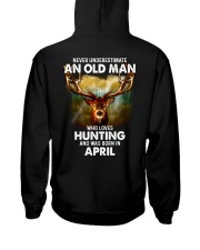 Never Underestimate An Old Man Who Loves Hunting - Perfect Gift For Grandpa Hooded Sweatshirt tile
