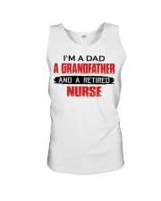 I'm A Dad A Grandfather And A Retired Nurse Unisex Tank tile
