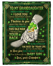 The Rest Of Your Life - Best Gift For Granddaughter Small Fleece Blanket - 30" x 40" front
