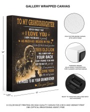 I'm Proud To Be Your Grandfather - Best Gift For Granddaughter 11x14 Gallery Wrapped Canvas Prints aos-canvas-pgw-11x14-lifestyle-front-55