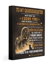 I'm Proud To Be Your Grandfather - Best Gift For Granddaughter 11x14 Gallery Wrapped Canvas Prints front