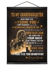 I'm Proud To Be Your Grandfather - Best Gift For Granddaughter Hanging Canvas tile
