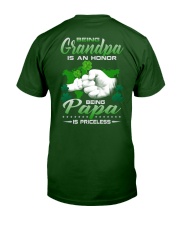 Being Grandpa Is An Honor - Perfect Gift For Grandpa Classic T-Shirt back