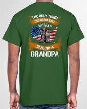 Being A Grandpa - Perfect Gift For Grandpa Classic T-Shirt garment-tshirt-unisex-back-04