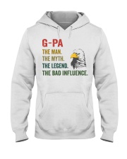The Bad Influence - Best Gift For G-pa Hooded Sweatshirt tile