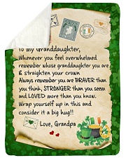 Loved More Than You Know - Great Gift For Granddaughter Sherpa Fleece Blanket tile