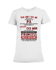 He Loves Me And Treats Me Like A Princess - Best Gift For Granddaughter Premium Fit Ladies Tee tile