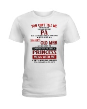 He Loves Me And Treats Me Like A Princess - Best Gift For Granddaughter Ladies T-Shirt tile