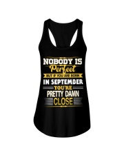 Born in September Ladies Flowy Tank tile