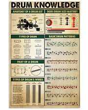 Drummer Drum Knowledge 11x17 Poster front