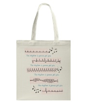 Rhythm Gonna Get You Cardiologist Tote Bag thumbnail