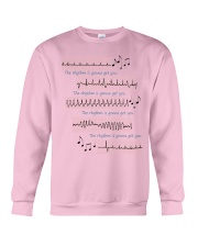 Rhythm Gonna Get You Cardiologist Crewneck Sweatshirt thumbnail