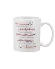 Rhythm Gonna Get You Cardiologist Mug front