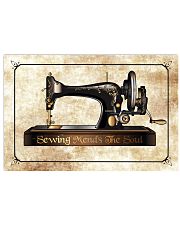 Sewing Machine Mends The Soul 17x11 Poster front