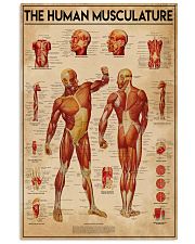Massage therapist The Human Musculature 11x17 Poster front