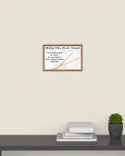 Drummer - When you play music 17x11 Poster poster-landscape-17x11-lifestyle-08