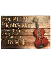 Viola - Your talent is god's gift 17x11 Poster front