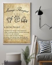 Massage Therapist Definition 11x17 Poster lifestyle-poster-1
