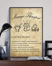 Massage Therapist Definition 11x17 Poster lifestyle-poster-2
