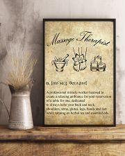 Massage Therapist Definition 11x17 Poster lifestyle-poster-3