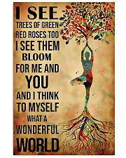 Yoga I See A Wonderful World 11x17 Poster front