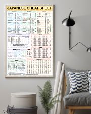 Teacher Japanese Cheat Sheet 11x17 Poster lifestyle-poster-1