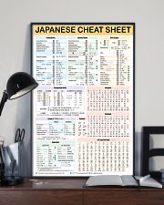 Teacher Japanese Cheat Sheet 11x17 Poster lifestyle-poster-2