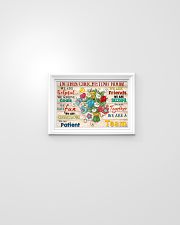 In This Crocheting Room We Are A Team 17x11 Poster poster-landscape-17x11-lifestyle-02